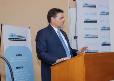 US Ambassador to Botswana,  HE Howard Van Vranken
