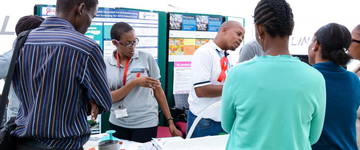 BHP Clinical Trials nit (CTU) engaging members of the public on studies conducted at BHP